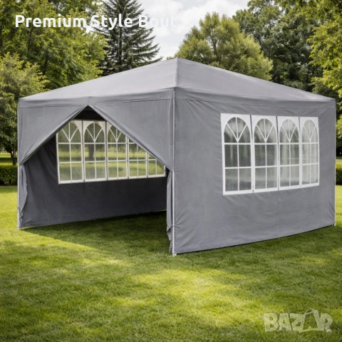 Просторна градинска шатра - стабилна конструкция и водоустойчива рамка, снимка 2 - Други - 53949636