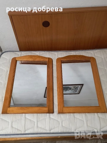 Огледала с рамки от естествено дърво (чам), размер 60/40см. - 15 евро за брой , снимка 4 - Огледала - 54075943