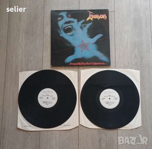 Venom  ‎– From Hell To The Unknown... Двойна плоча-GATEFOLD Издание 🇬🇧 UK 1985г Състояние на винил