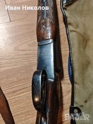 Продавам ловна пушка - успоредка, ИЖ, модел 43 Е, кал.12х70, 72 см., снимка 5 - Ловно оръжие - 52899270