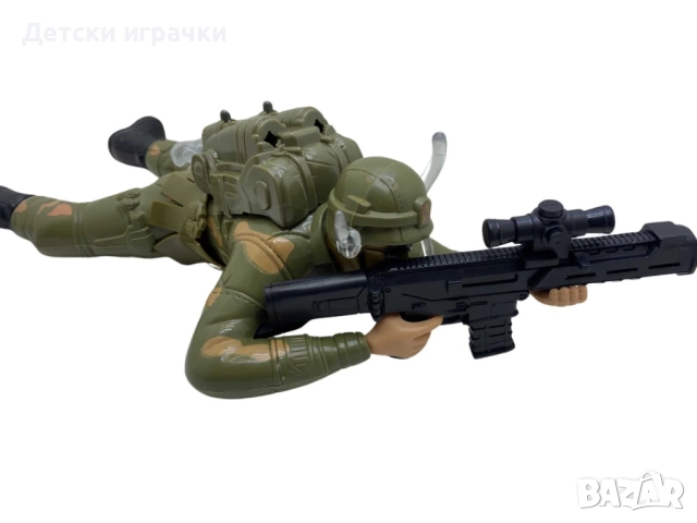 Детска играчка Пълзящ войник с дистанционно управление  , снимка 3 - Други - 52094306