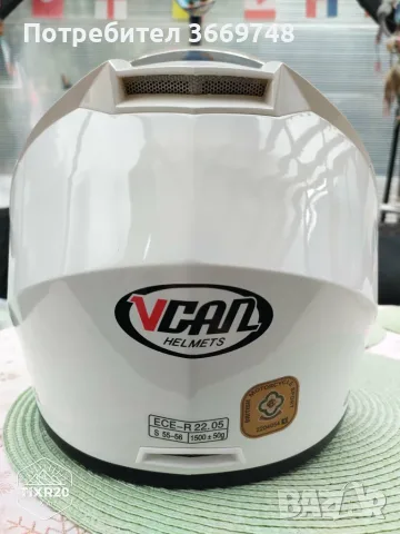 Продава се мото каска VCan, снимка 5 - Спортна екипировка - 55959055