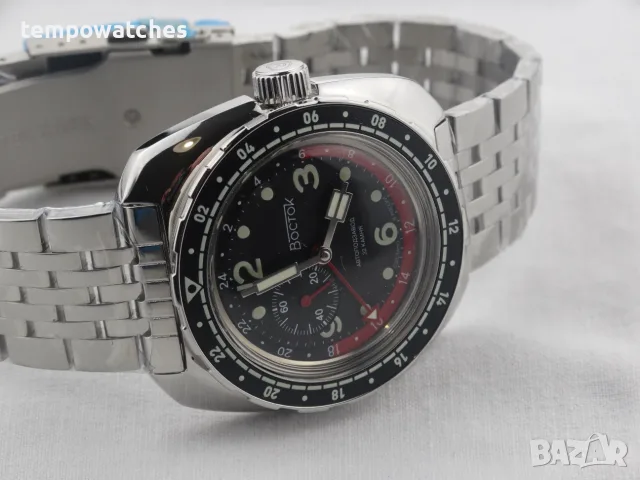 ВОСТОК АМФИБИЯ АВТОМАТИЧЕН "COKE" -GMT ref: 71070А, снимка 12 - Мъжки - 51841220