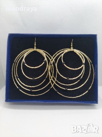 Ефектни обици рингове, снимка 4 - Обеци - 44451589