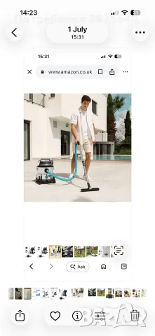 Прахосмукачка за сухо и мокро Cecotec 1400W 20L, снимка 3 - Прахосмукачки - 55907997
