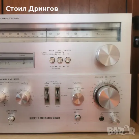 HITACHI HA-250&FT-340, снимка 2 - Ресийвъри, усилватели, смесителни пултове - 50124212