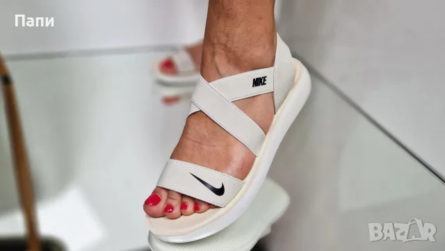Дамски сандали Nike в бяло, снимка 2 - Сандали - 56171228