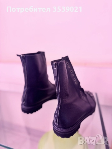 Чисто нови дизайнерски обувки от естествена кожа с камъни , снимка 6 - Дамски боти - 52774491