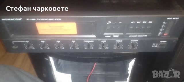 Усилвател Monacor предназначен за 110 волтови тонколони , снимка 2 - Тонколони - 53286719