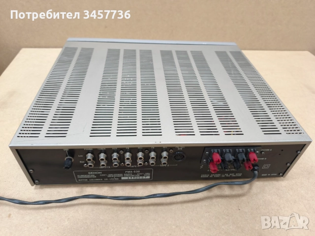 Стерео Усилвател Denon PMA-530 Made in Japan, снимка 10 - Ресийвъри, усилватели, смесителни пултове - 51993695