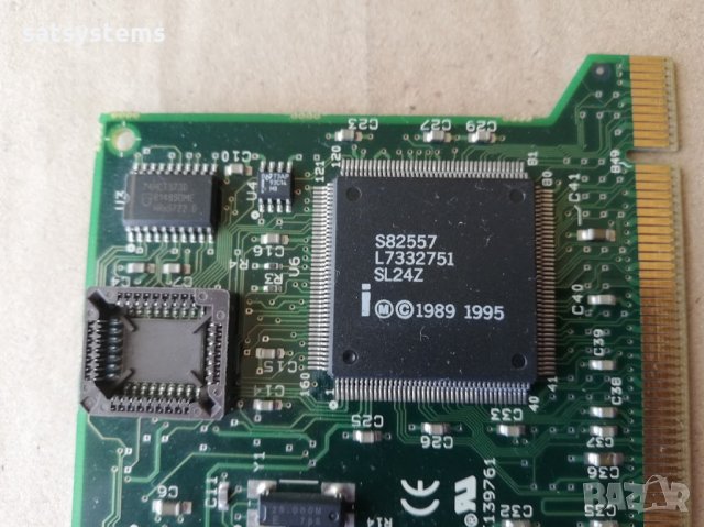 Intel S82557 PCI 10/100Mbps Ethernet NIC Network Interface Card, снимка 7 - Мрежови адаптери - 35164157