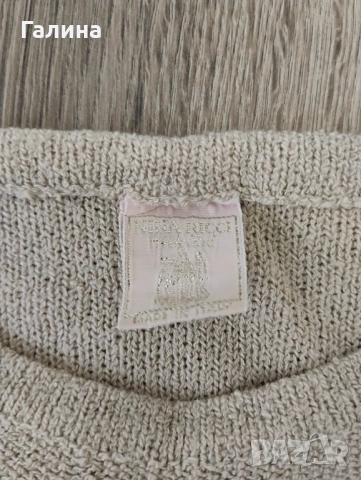 Плетена блуза Nina Ricci, снимка 5 - Блузи с дълъг ръкав и пуловери - 53052749