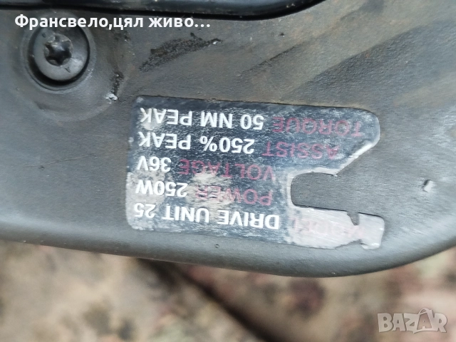 Двигател за електрически велосипед колело Bosch с проблем зъбчатки , снимка 2 - Части за велосипеди - 52987010