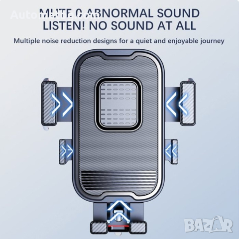 Поставка за телефон Automat, За мотопед, велосипед, PG158, Черен, снимка 3 - Аксесоари за велосипеди - 44697631