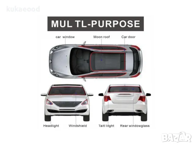 Битумно лепило (Бутилово уплътнение) за фарове, снимка 3 - Части - 50018158