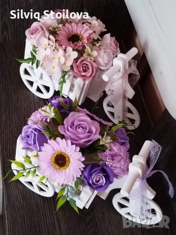 Колела със сапунени цветя , снимка 8 - Подаръци за жени - 40282902
