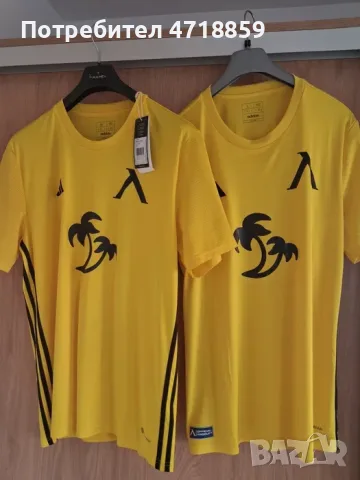 Koмплект фланелки ADIDAS на ПФК "Левски" 1914, снимка 2 - Футбол - 55904954
