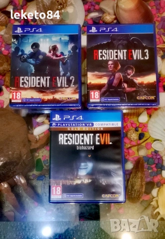 Resident evil biohazard, village, 2,3,4 Remake LOT ЛОТ PlayStation 4 /5 БАРТЕР