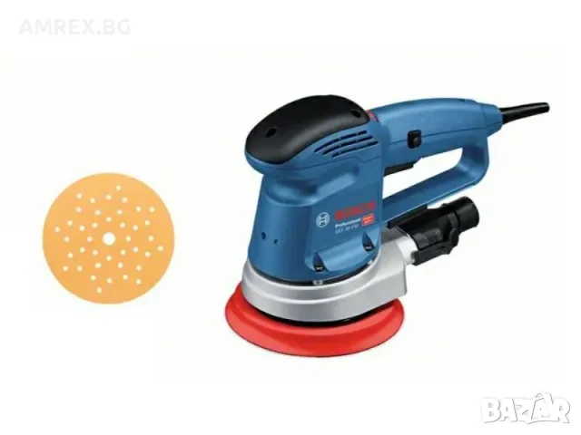 Акумулаторен ексцентършлайф Bosch GEX 18V-150-3 Professional – 18 V, 150 мм, Brushless, SOLO