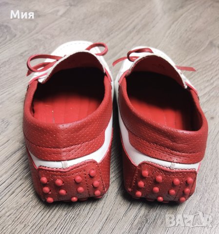 Оригинални италиански мъжки обувки Ferrari Tod's и обувки WOZ, снимка 8 - Мокасини - 35611162