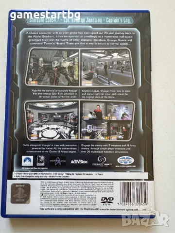Star Trek Voyager: Elite Force за PS2, снимка 2 - Игри за PlayStation - 50886740