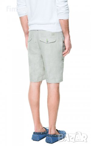 Нов ленен панталон ZARA, 32 р-р, снимка 4 - Къси панталони - 29241623
