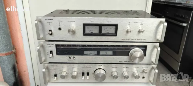 Стерео усилвател, предусилвател, тунер Toshiba, снимка 2 - Ресийвъри, усилватели, смесителни пултове - 47276598