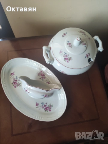 Порцеланов сервиз за хранене, снимка 10 - Сервизи - 54249443