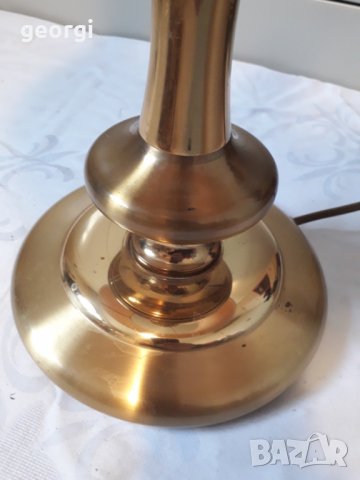 Настолна месингова лампа, снимка 7 - Настолни лампи - 31640491