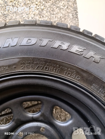 джанти 6х139.7 с гуми , снимка 3 - Гуми и джанти - 52401071