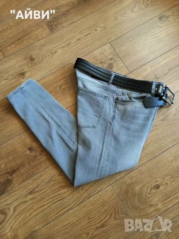 ZARA Мъжки еластични дънки, снимка 4 - Дънки - 53037988