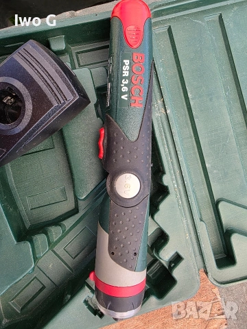 Bosch PSR 3,6 V за рециклиране – със зарядно и оригинален куфар, снимка 5 - Отвертки - 54233524