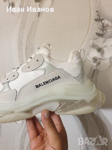  сникарси  Balenciaga Triple S Clear Sole  номер 43, снимка 4 - Маратонки - 42437678