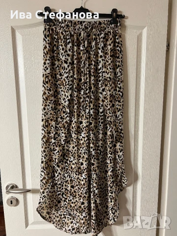 Нов ежедневен висока талия елегантен фееричен леопардов тигров панталон ластик
