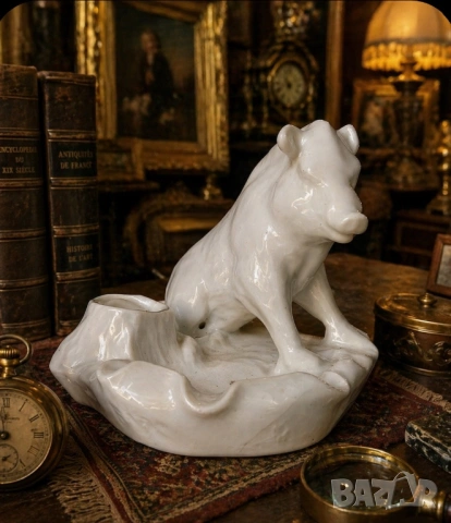 Пепелник от български порцелан български ловно рибарски съюз