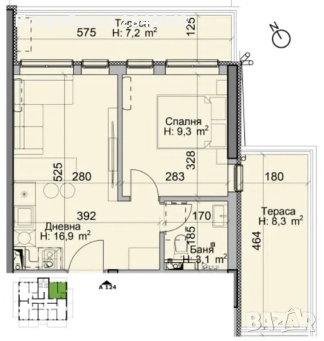 Двустаен апартамент в Комплекс в Модерно предградие - ИНВЕСТИЦИЯ