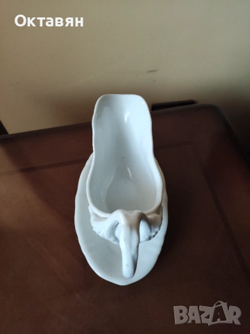 Порцеланова сосиера Антикварна/18-19 век, снимка 5 - Антикварни и старинни предмети - 53008560