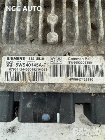 Компютър Двигател за Пежо, Ситроен, ECU, Peugeot, Citroen, 5WS40145A-T, 5WS40145AT, SID 801A,Siemens, снимка 2 - Части - 50424184