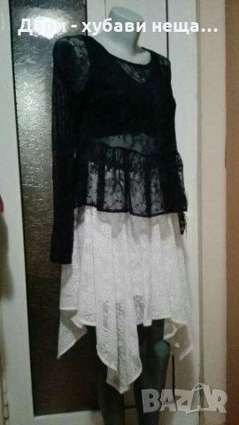 Пола и блуза/топ,от дантела👗👕🍀S,M👗👕🍀арт.3002