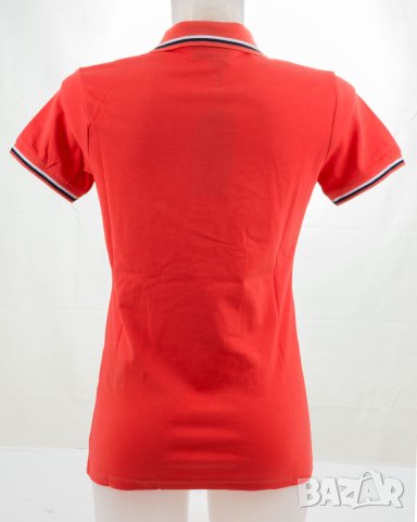 Дамска блуза от памук в коралов нюанс със къс ръкав Sir Raymond Tailor - M, снимка 2 - Блузи с дълъг ръкав и пуловери - 42822774