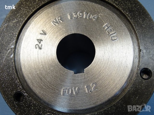 Съединител електромагнитен HEID FOV-1.2 24VDC multi-disc electromagnetic clutch, снимка 5 - Резервни части за машини - 37981822