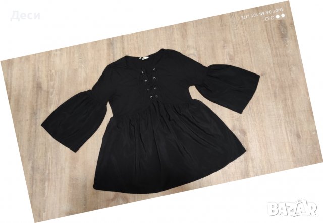 РАЗПРОДАЖБА черна красива блузка на H&M, снимка 7 - Ризи - 38709010