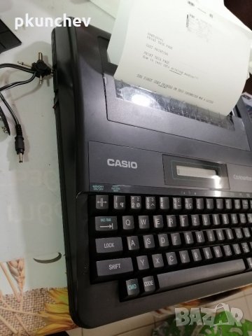 Ретро, пишеща машина CASIO Casiowriter CW-16, снимка 12 - Антикварни и старинни предмети - 35300354