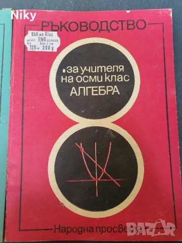 Ръководство на учителя по Геометрия и Алгебра за 8 клас , снимка 3 - Учебници, учебни тетрадки - 50733206