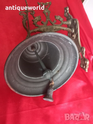 Стара Бронзова Камбана за Порта, Врата, снимка 3 - Антикварни и старинни предмети - 52845898