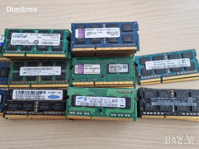8Gb (2x4gb) SODIMM 2Rx8 DDR3/ PC3 - за лаптоп