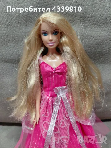 барби кукла дълга коса сини очи barbie 