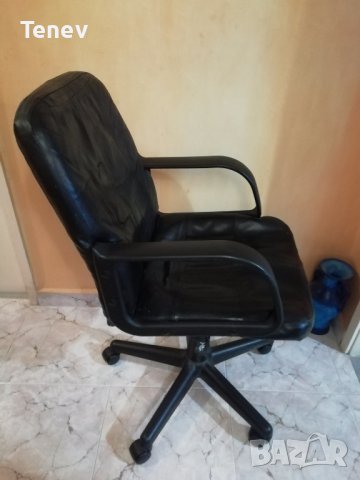 Офис стол от естествена кожа, снимка 2 - Столове - 38942897