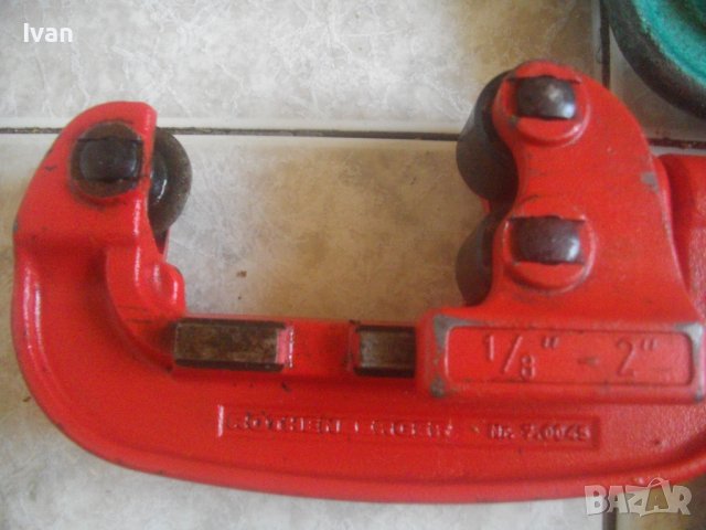 Голям Тръборез-1/8-2 Цола-RIDGID/ ROTHENBERGER/ VIRAX/ STUREM-САЩ/Герм-Професионални, снимка 8 - Други инструменти - 37292934