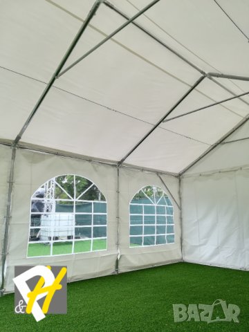 4X6 м Шатра - клас PROFESSIONAL XXL - PVC брезент 550 гр, снимка 13 - Къмпинг мебели - 26571217